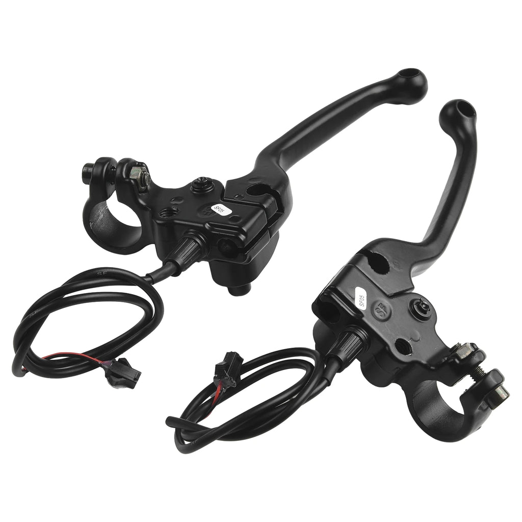1 Pair E-Bike Mechanical Brake Levers Electric Bicycle Part With Parking Button E-Bike Part Accessories