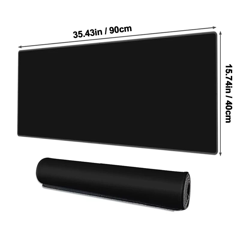 Black Mouse Pad XXL Gaming MousePad Large Mouse Pad Gamer Mause Carpet PC Desk Mat Keyboard Pad Computer Diy Mouse Pad