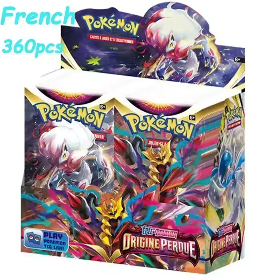 ★360P French Pokémon TCG: Ecarlet & Violet Etsncelles Astral Radiance Obsidian Flames Booster Box Pokemon Cards Game 36 Pack Box