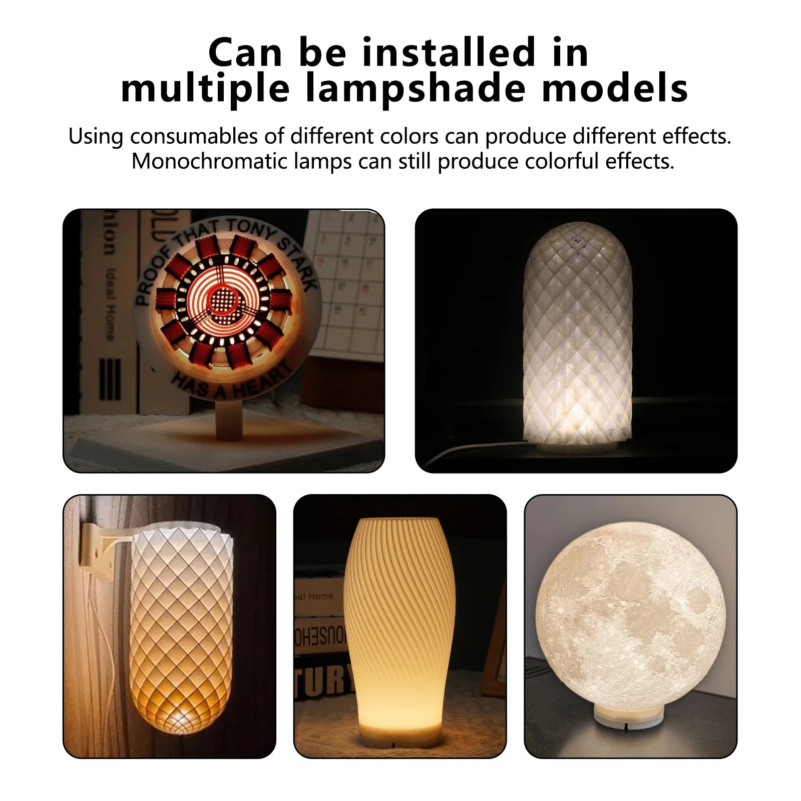 For Bambu Lab 3D Printing DIY Creative Model Computer Wireless Mouse Aviation Model Engine LED Light Kit 001 3D Printer Par