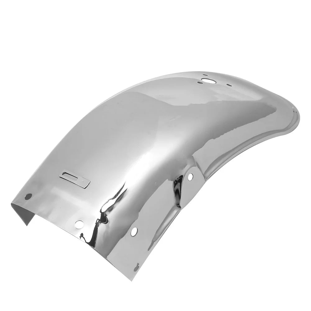 Metal Motorcycle Rear Fender Mudguard Guard Wheel Cover For Harley Honda Suzuki Kawasaki Yamaha Chrome / Black