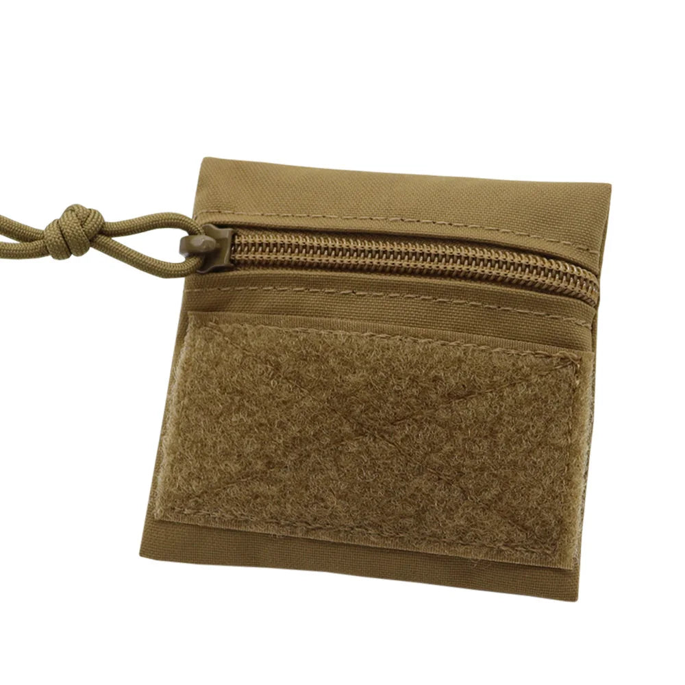 VULPO Tactical Micro Candy Pouch Portable Storage Bag Hunting Vest Patch Pouch MK3 MK4 Airsoft Chest Rig Vest Attached Pouch