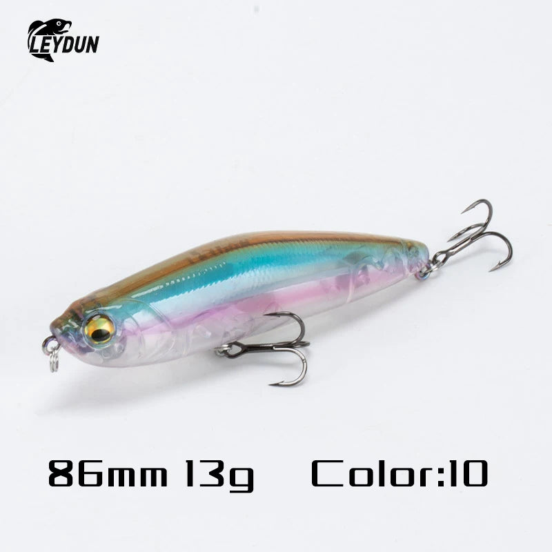 LEYDUN Z-Claw Fishing Lures Floating Pencil 86mm 100mm 120mm Topwater Hard Baits Surface Stickbait Good Action Bass Wobblers