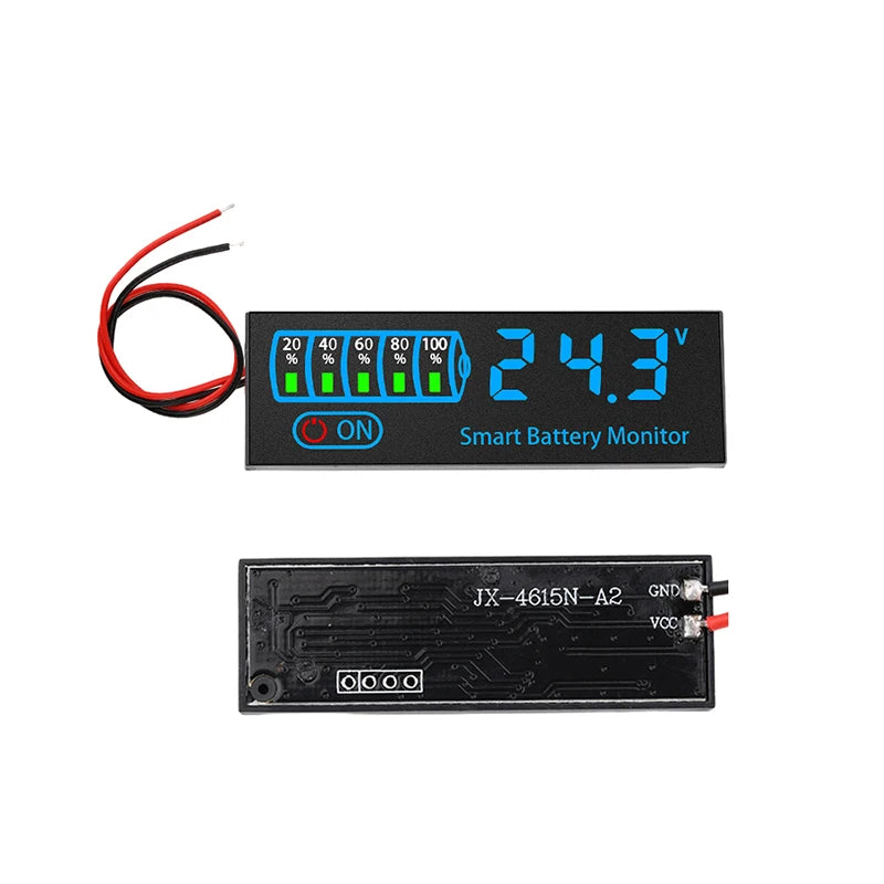 12V/24V/36V/48V Battery Charge Indicator Board 18650 Li-ion Lipo Lithium Battery Level Indicator Tester Capacity Tester Meter