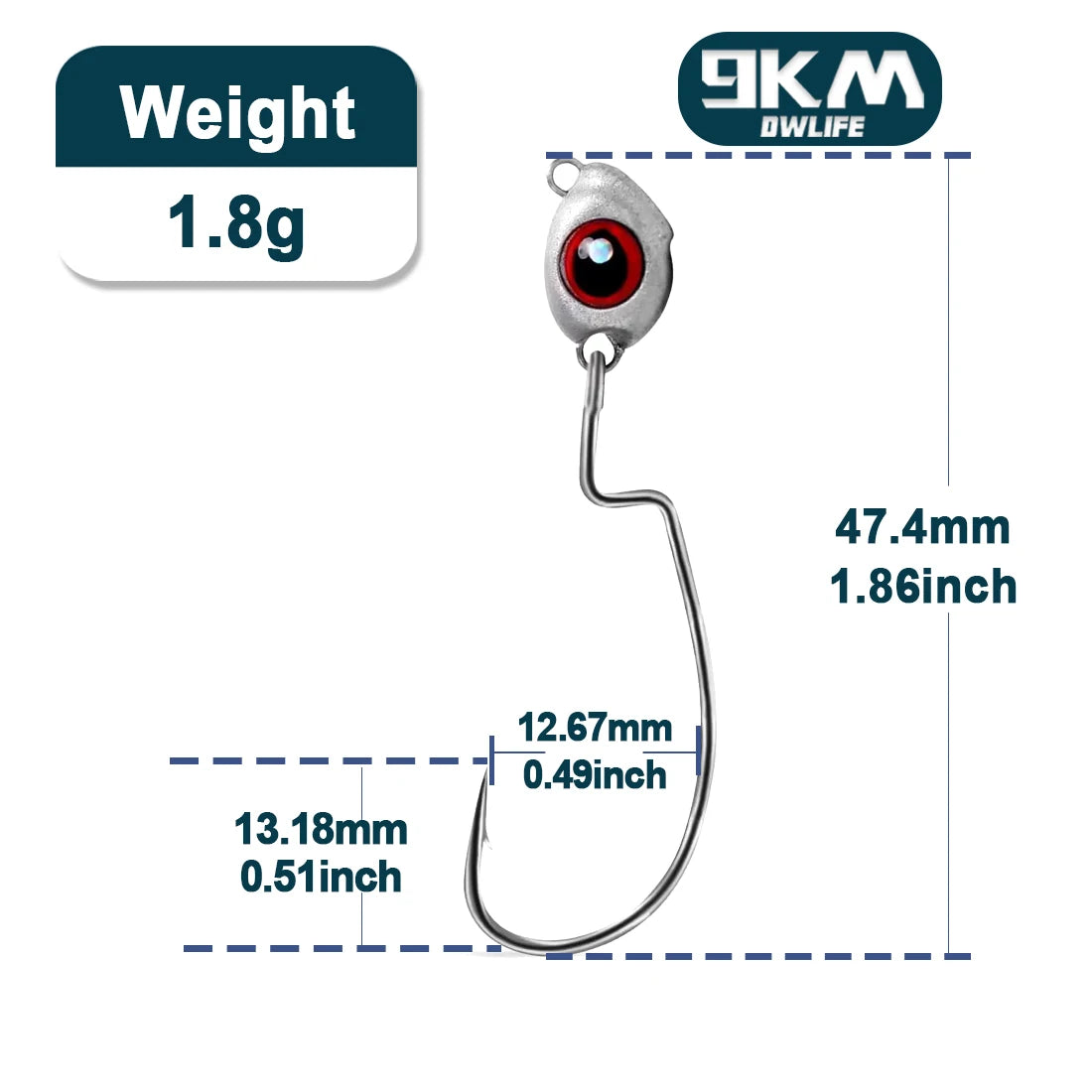 Swimbait Jig Heads Hooks 10~30Pcs Bass Fishing Texas Jig Head EWG Hooks Saltwater Freshwater Shaky Jig Fishing Soft Worm Hook