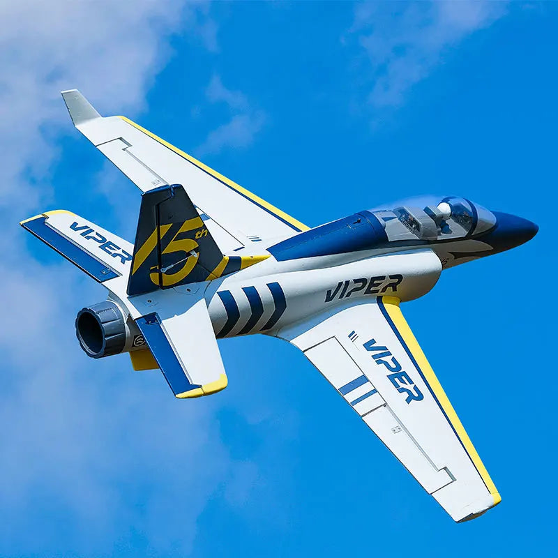 FMS 70mm Viper V2 PNP RC Airplane Ducted Fan EDF Jet Trainer 6S 6CH With Retracts Flaps Model Hobby Plane Aircraft Avion EPO