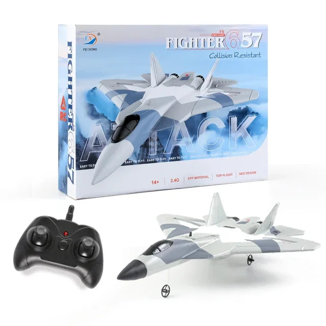2.4G RC SU35 Fighter Plane FX620 EPP Foam Aircraft Glider LED Lights Remote Control Model Toy for Boys Children