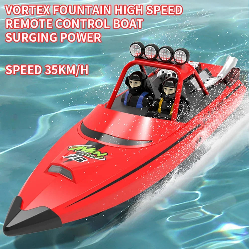 TY725 RC Boat TURBOJET PUMP High-Speed ​​Remote Control Jet Boat Low Battery Alarm Function Adult Children Toys Gift