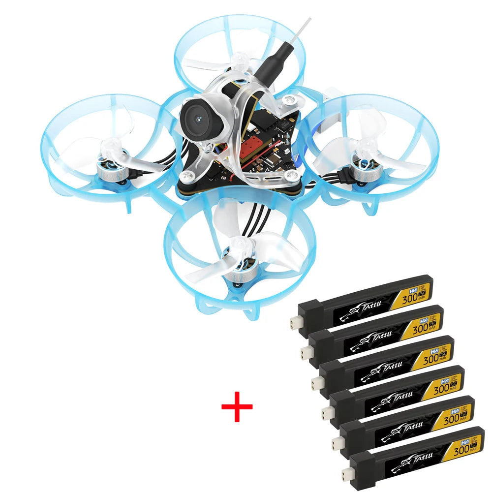 BETAFPV Air65 Brushless Whoop Quadcopter 5IN1 Racing Freestyle Mini Drone Tattu 300mAh 1S 75C Battery