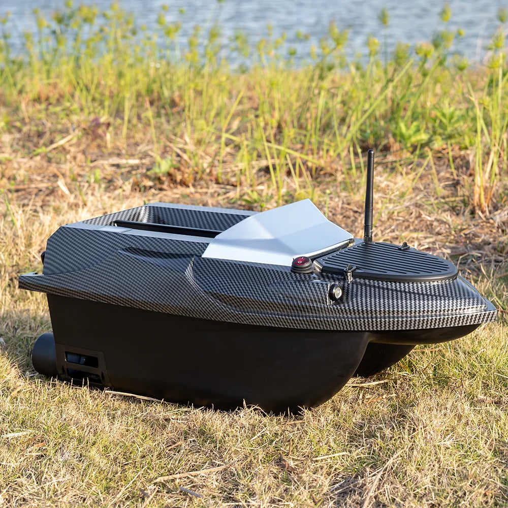 Flytec Official Store V080 Sonar GPS Bait Boat 12V 3KG 800M 180Points Auto Cruise Feeding Trawler RC Bait Boat with Fishfinder