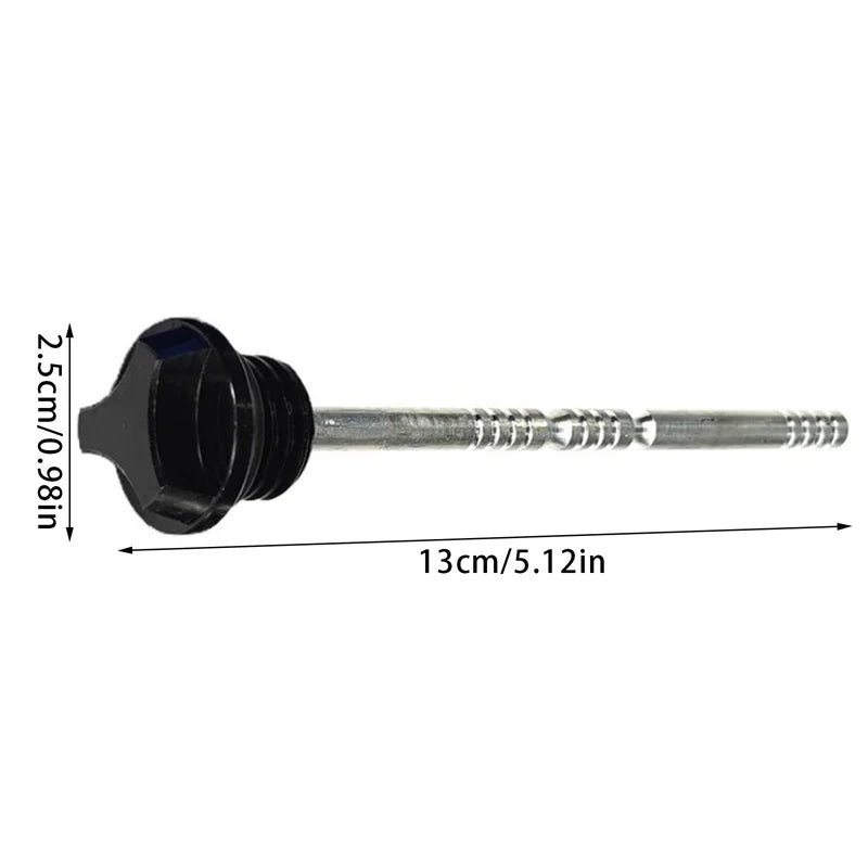 1pc Scooter Motorcycle Engine Oil Dipstick Cap Plug Engine Crankcase Oil Level Gauge Aluminum CNC Machined Motorcycle Part