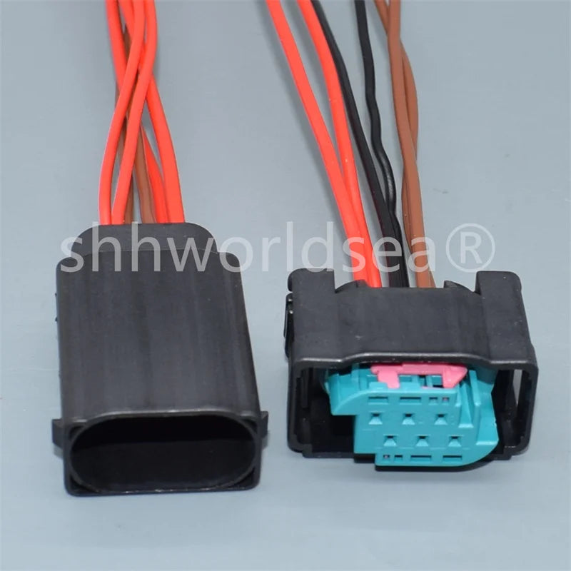 1Sets 6 Pin Automotive waterproof connector Throttle Valve Sensor Connector 1-967616-1 Accelerator Pedal Plug 9-967616-1