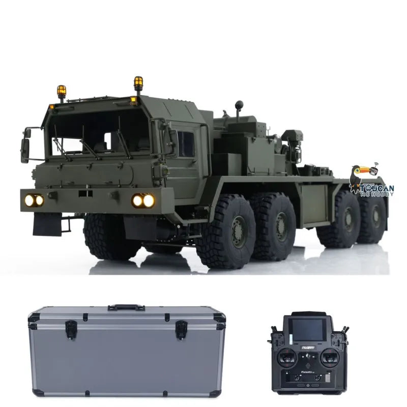 Gifts 1/14 SLT56 RC Transport Tractor Truck TOUCAN Radio Control Vehicle Cars Light Sound Winch Openable Door Finished Toys
