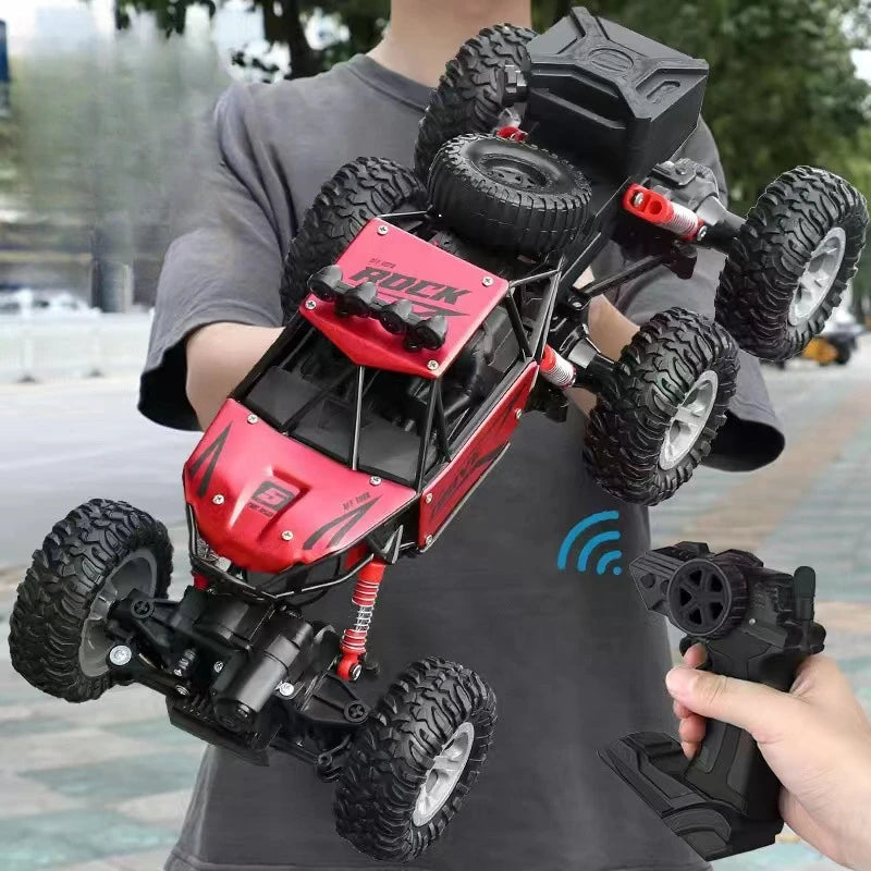 1: 18 Six Wheel Drive RC CAR Cross-country Climbing Spray Racing Car Remote Control Electric Car Fall Resistant Boy Toy Gift