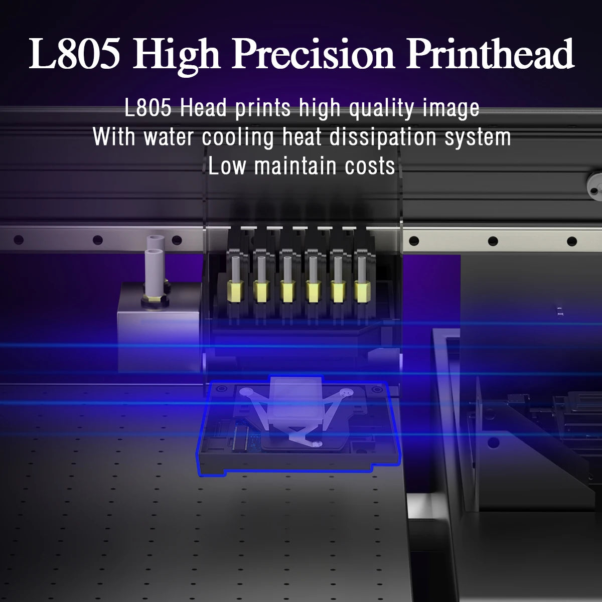 UV DTF Impresora Printer A3/A4 L805 UV Flatbed Printer UV DTF Sticker Printer For Bottle Print Acrylic Metal Wood 3D UV Printer