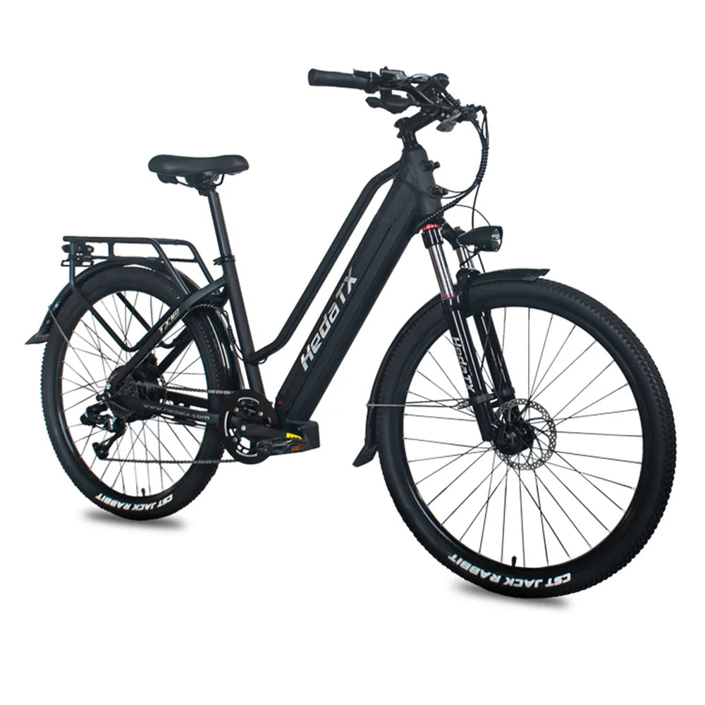 HedaTX TX10 City Ebike 1000W Motor 48V 19.2Ah Battery 27.5 "* 2.1 inch E-Cycle Tires 45 km/h Max Speed Electric cycle Adult