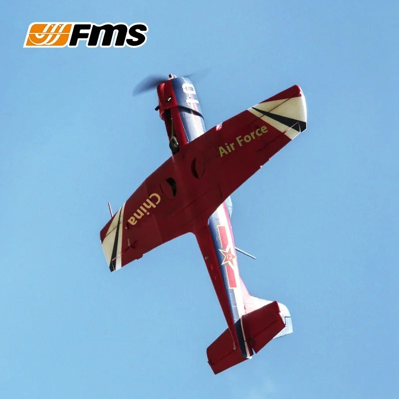 New FMS Model 1200mm First Class V2CJ-6 Air Force Fixed Wing Aircraft Training Aircraft Remote Controlled Electric Aircraft