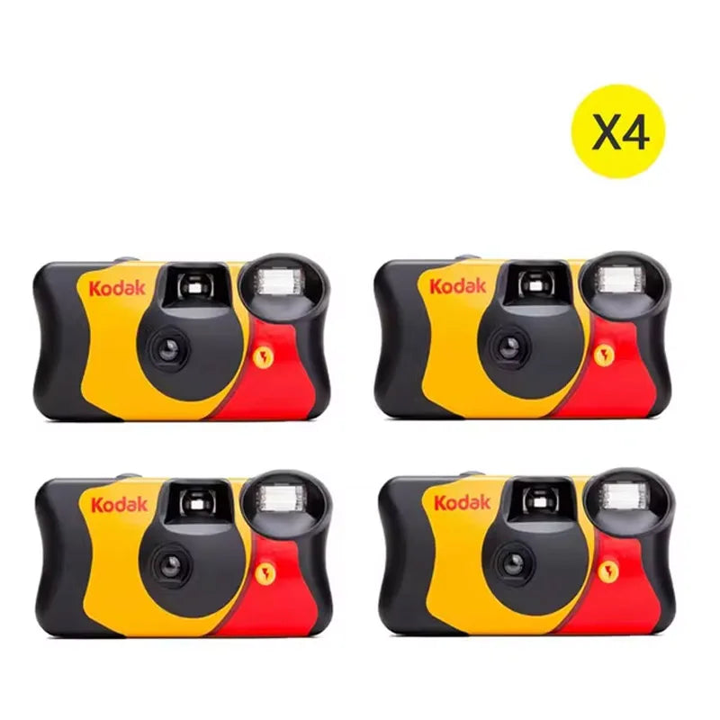 1-5 Pcs Original Kodak FunSaver Single Use Camera With Flash Disposable Point-and-Point Film Cameras 27 Sheets 39 Sheets