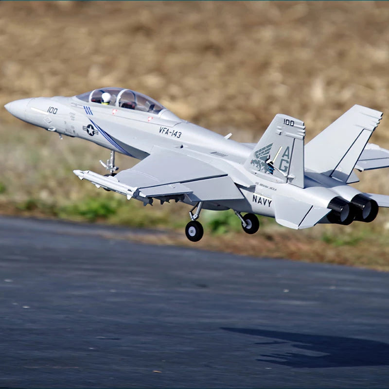 FMS 70mm culvert F/A-18 Hornet V2 PNP version remote assembly foam large size aircraft fixed wing model 70mm F-18 RC toy