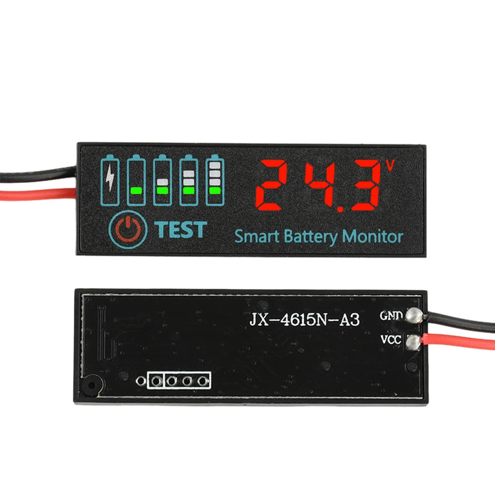 12V/24V/36V/48V Battery Charge Indicator Board 18650 Li-ion Lipo Lithium Battery Level Indicator Tester Capacity Tester Meter