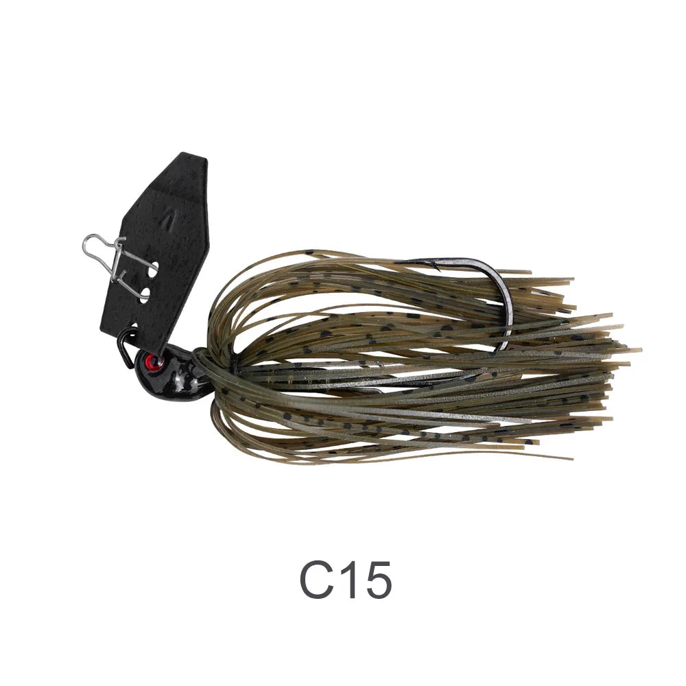Noeby Chatterbait 10.5g 14g 21g 28g 35g Bladed Jig Needle Stinger Hook Vibration Wire Power Bait Pike Bass Jig Fishing Lure