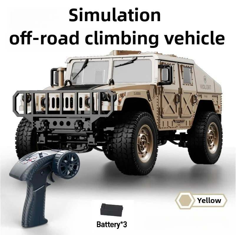 JJRC C8835 RC Car 3 Batteries Simulation 4x4 All-terrain RC Off-road Climbing Car Electric Remote Control Car Model with Light