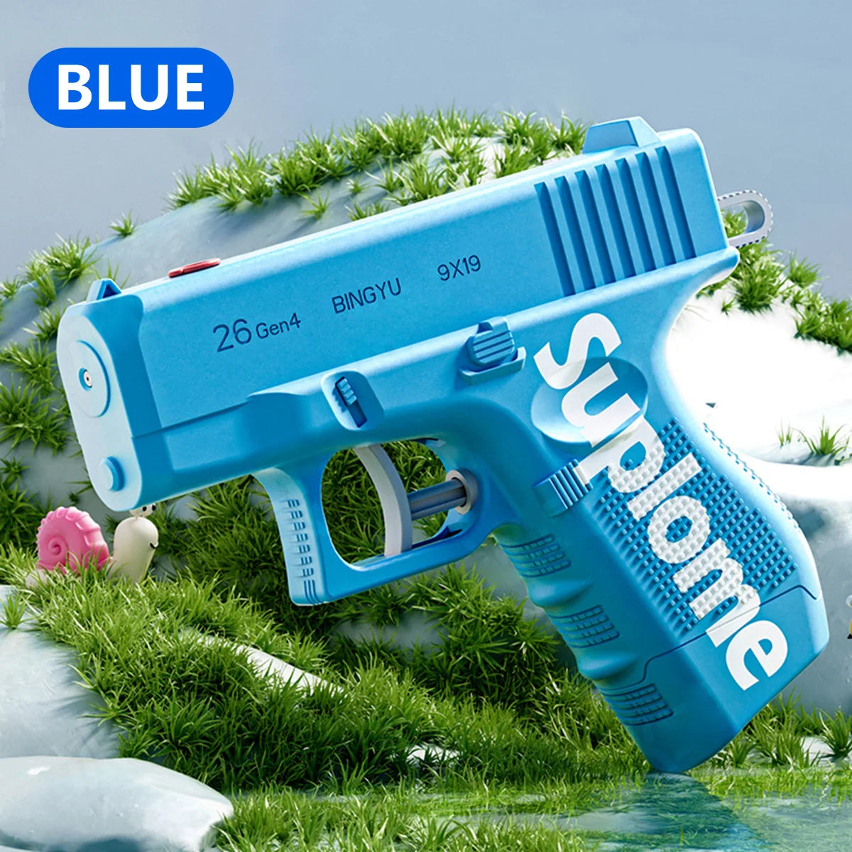 Children's prank creative double-sided water gun outdoor prank water gun toy funny mischief reverse spray water