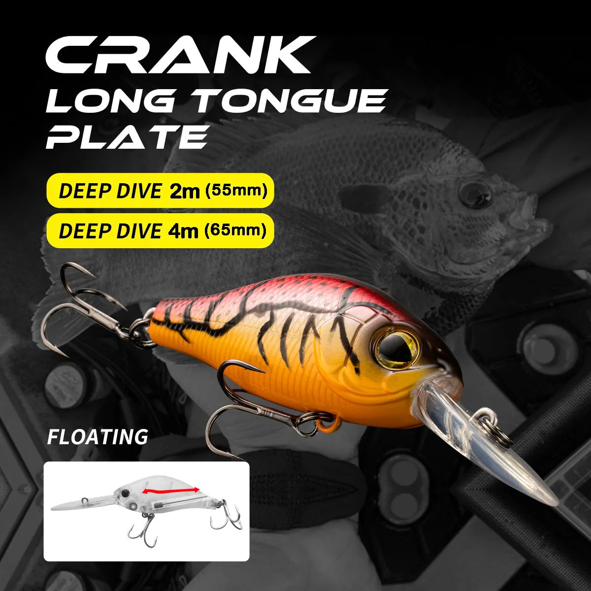 Crankbaits Fishing Lure Floating Wobblers 55mm 65mm for Pike Minnow Lures for Fishing Artificial Bait Fishing Bait