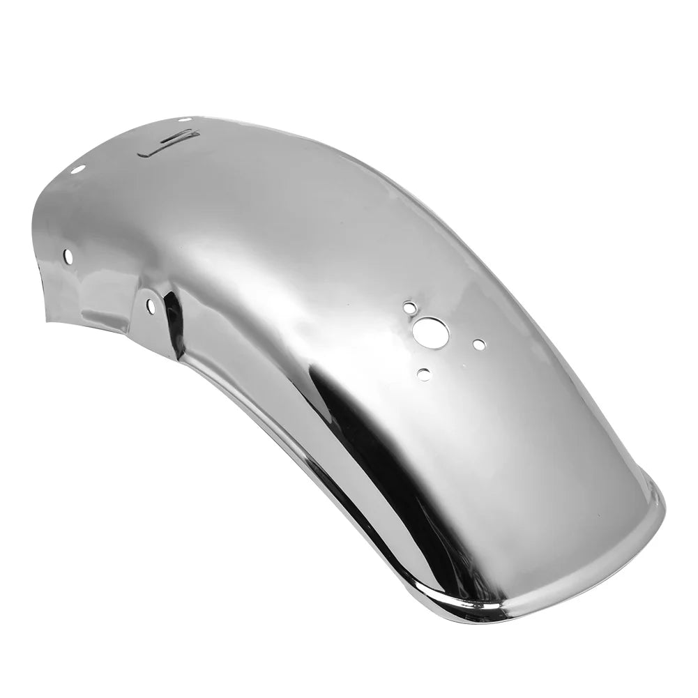Metal Motorcycle Rear Fender Mudguard Guard Wheel Cover For Harley Honda Suzuki Kawasaki Yamaha Chrome / Black