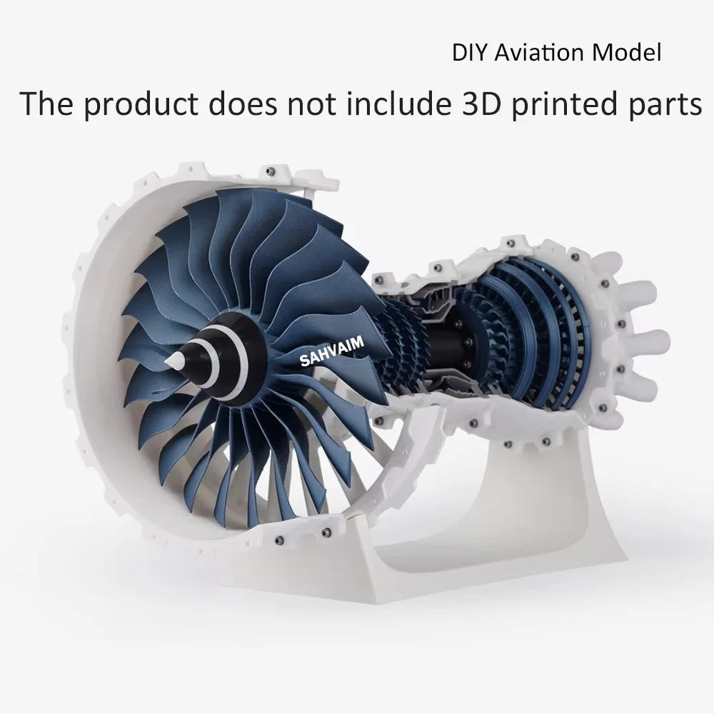 For Bambu Lab 3D Printing DIY Creative Model Computer Wireless Mouse Aviation Model Engine LED Light Kit 001 3D Printer Par