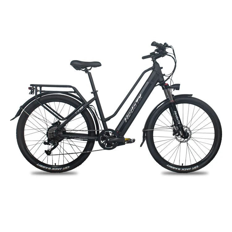 HedaTX TX10 Adult Electric Bikes 1000W Ebike 48V 19.2Ah E Bike Cheap 45KM/H Electric Road Bicycle 27.5 Inch Women's City E-Bike
