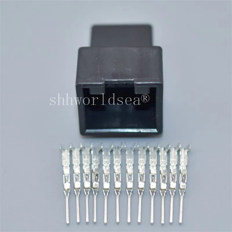 Shhworldsea 1Set 12 Pin 1-1534096-1 8E0972112A Automotive Wiring Cable Connector Auto Female Male Plug With Terminals
