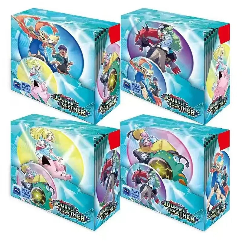 NEW 360PCS Pokemon Card White Flare Black Bolt Prismatic SPARKS Scarlet Violet 151 English Booster Battle Transaction Gift