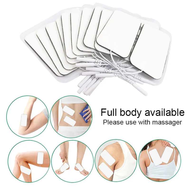 Acupuncture Electrode Massage Pads Self Adhesive Replacement Pads for Tens Digital Therapy Machine Muscle Stimulator Electric