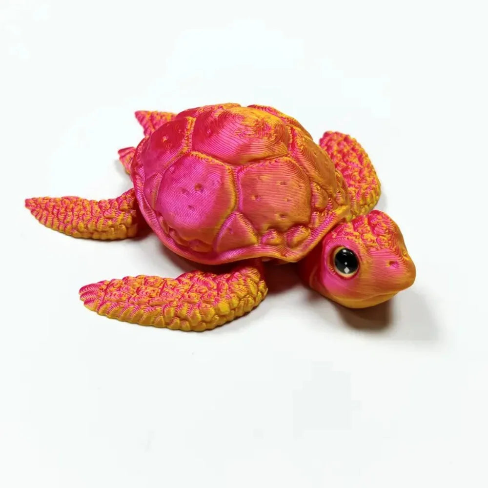 3D Printed Turtle Model With Movable Joints Creative Collection Desktop Decoration Handmade Holiday Gifts For Anime Models