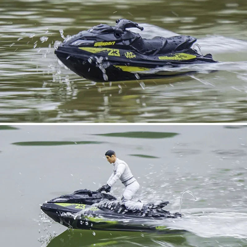 UDI023 RC Speedboat 2.4G Jet Spray RC Boat Remote Control Ship Waterproof Self-Righting LED Lights RTR High-Speed ​​Models Toys