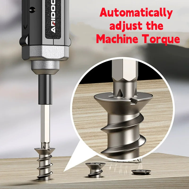 Precision Electric Screwdriver Rechargeable Household Mini Small Electric Drill Multi-Functional Power Tool Sets Screwdriver Set