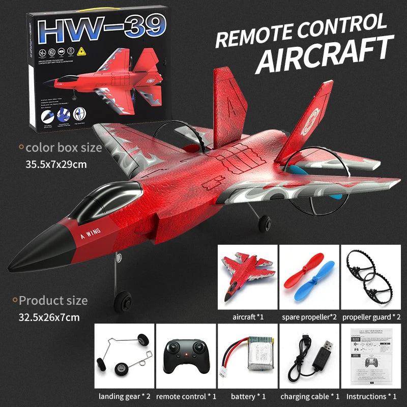 RC Plane F35 Fighter 2.4G Remote Control Aircraft EPP Foam Flying Model Glider Airplane Model Toys For Children Boys Gift