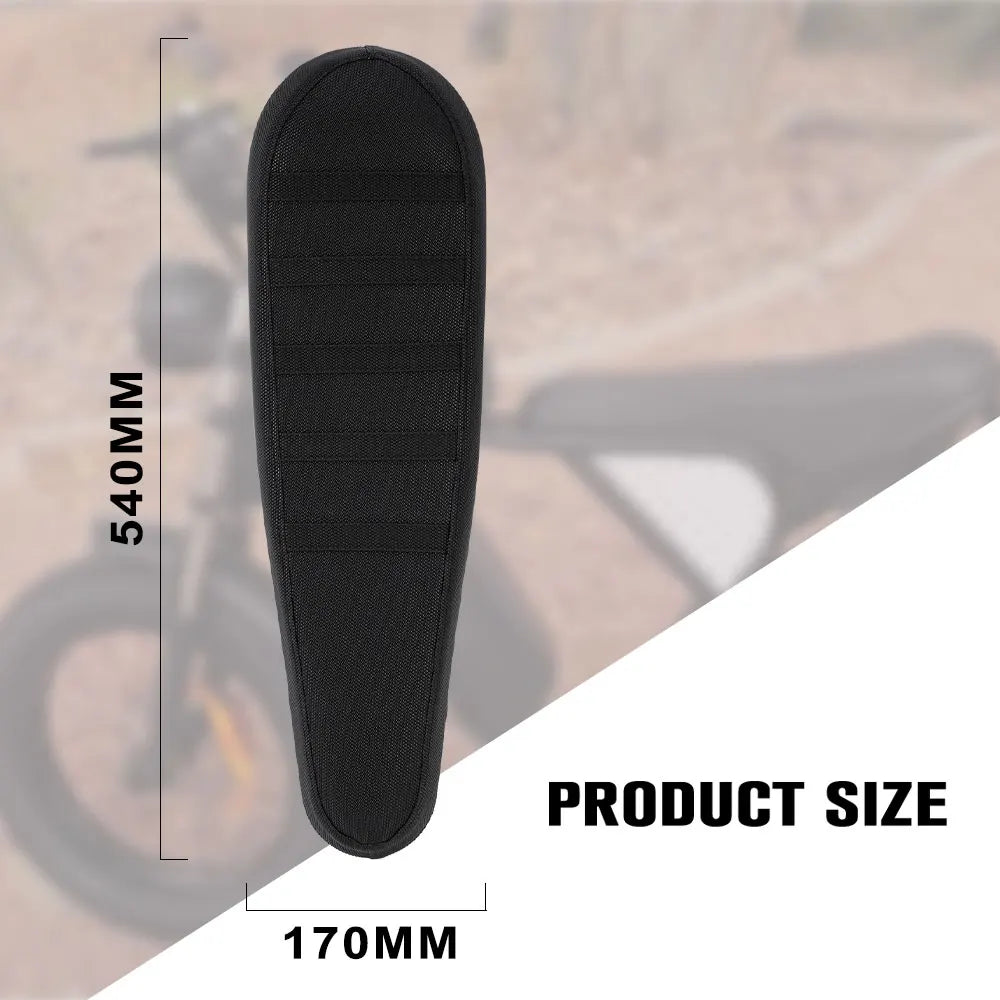Motorcycle Seat Cover Waterproof Non-slip Particles Design PVC For Ridstar Q20 Electric Bike E-bike Scooter Bicycle Accessories