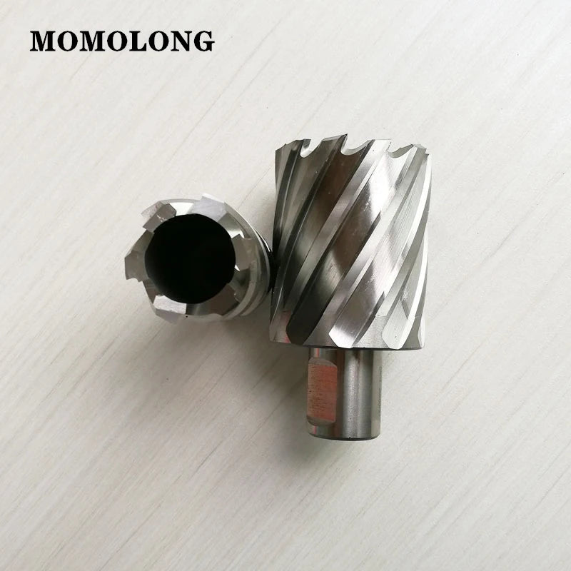 HSS-E Annular Cutter With 3/4" Weldon Shank 35mm High Speed ​​Steel Core Drill Diameter 12--60mm x 35mm Hole Saw Cut Depth 35mm