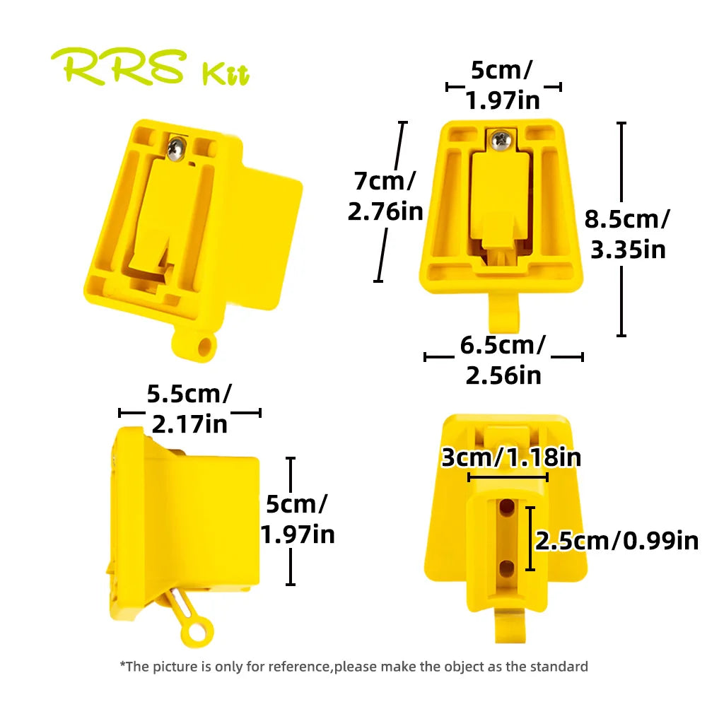 RRSKIT Folding Bike Front Bag Carrier Block Bag Bracket  For Brompton Front Carrier Mount Base Adapter