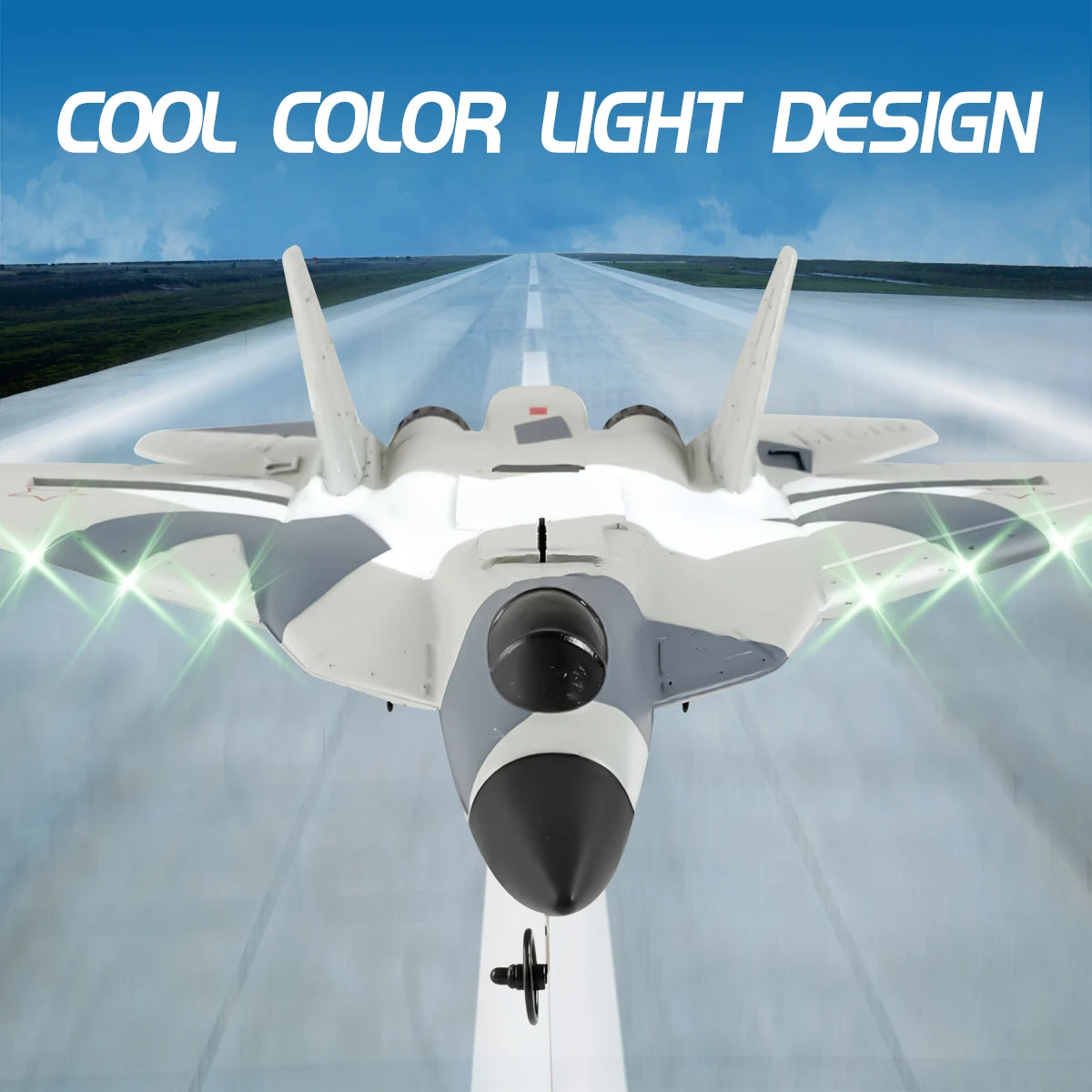 FX657 RC Foam Fighter Plane - 2.4G Radio Control Glider, Light Impact-Resistant Toy for Boys & Kids