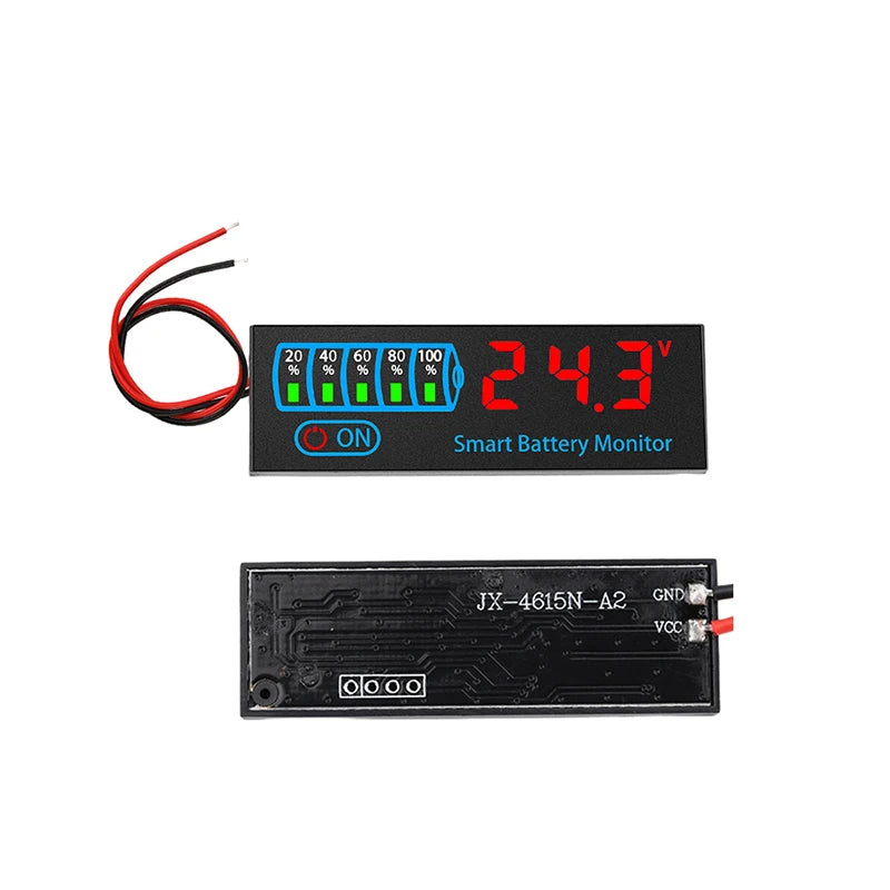 12V/24V/36V/48V Battery Charge Indicator Board 18650 Li-ion Lipo Lithium Battery Level Indicator Tester Capacity Tester Meter