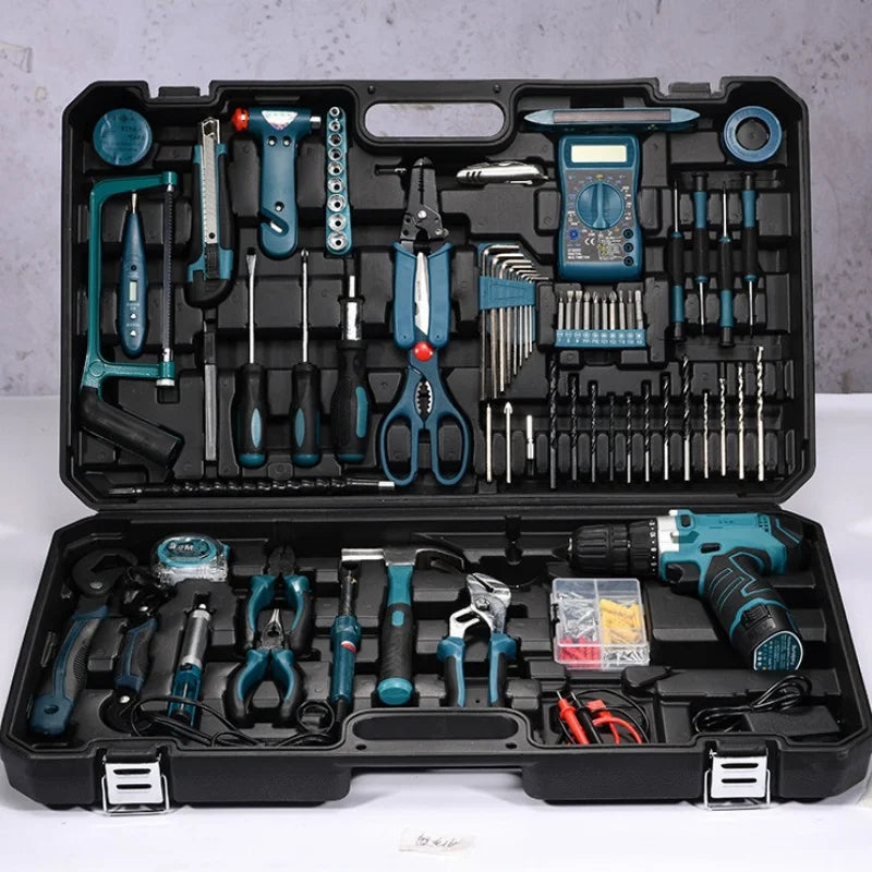 63 Piece ZTEN High-power Lithium Electric Hand Drill Multifunctional Household Hardware Tool Combination Handheld Drill Set