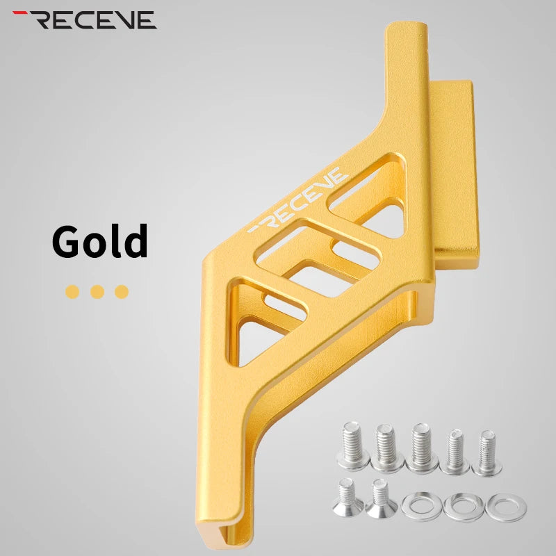RECEVE Folding Bike Bag Carrier Raise Adapter Bicycle Shelf Extended Seat BMX Front Bag Carrier Rising Mount Holder For Brompton
