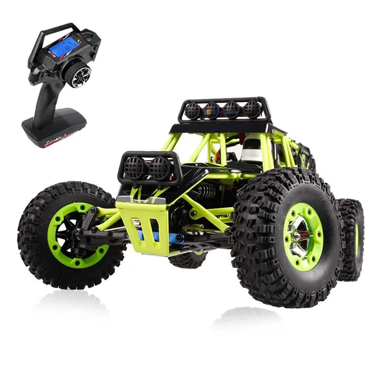 WLtoys 12428 1:12 4WD RC Racing Car High Speed ​​Off-Road Remote Control Alloy Climbing Truck LED Light Buggy Boys Toys Kids Gift
