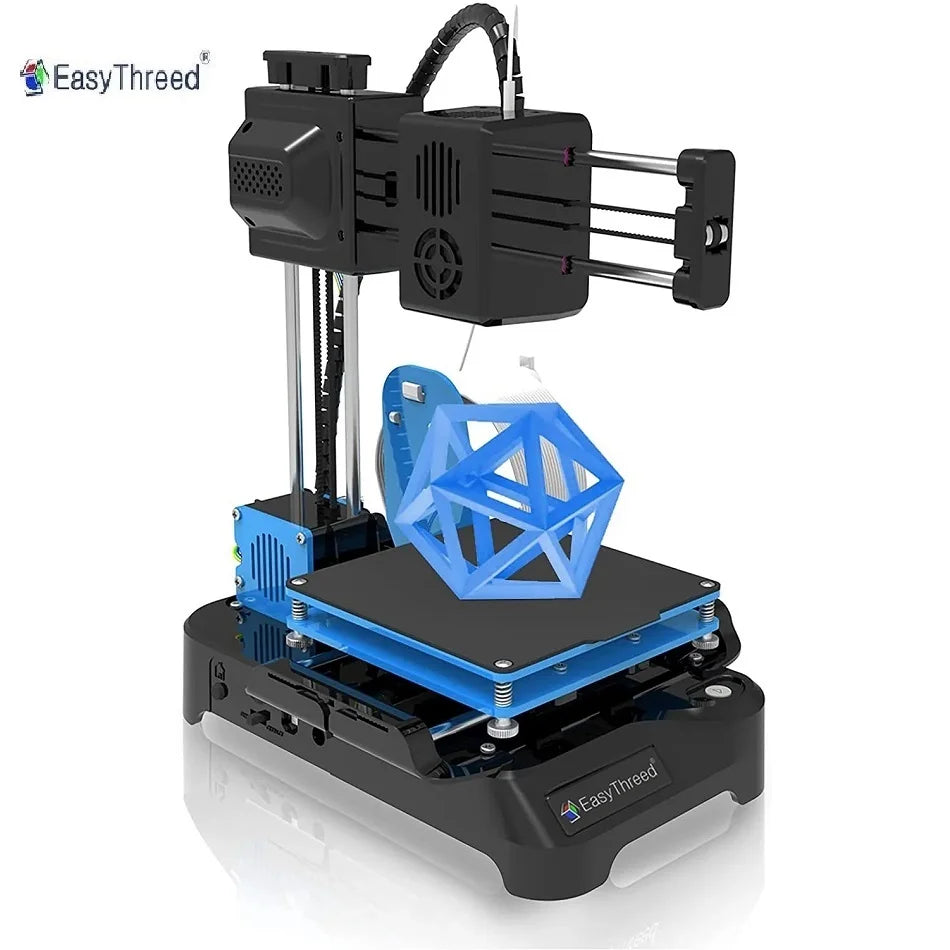 Easythreed Mini 3D Printer K9 Easy Use One-click Print Mainboard Magnetic Build Platform Desktop Printer K7 Beginner Kids Gift