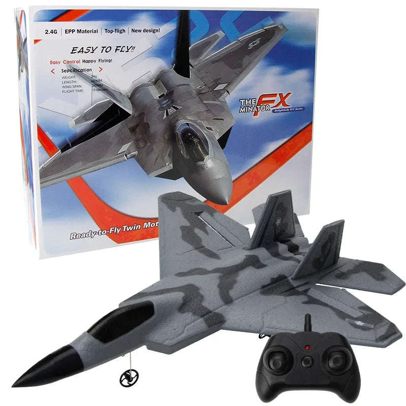 Remote Control Fighter Fx-622 Anticollision Radio Airplane 2.4G Rc Glider Epp Foam Model Boys Electric Toy for Children's Gift