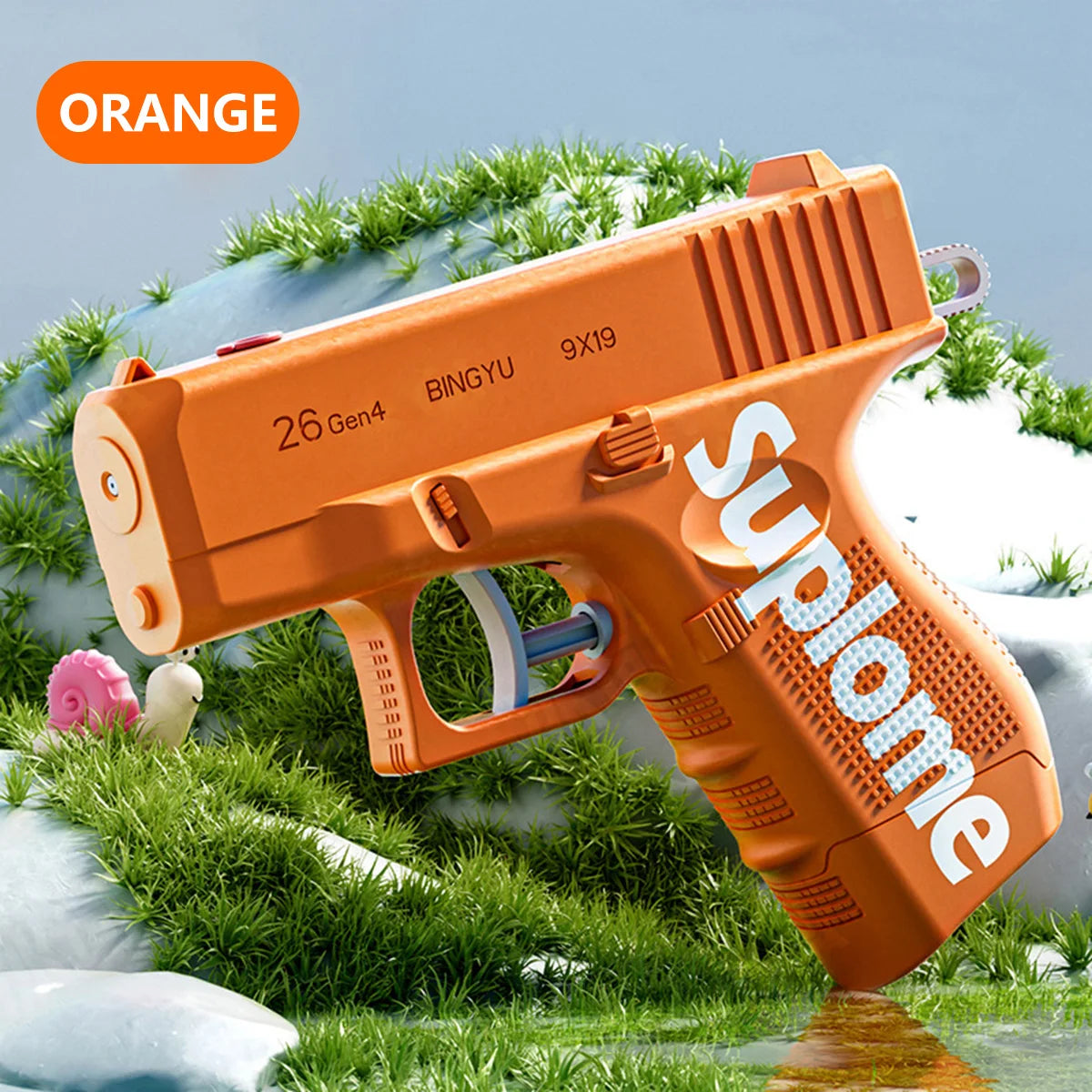 Children's prank creative double-sided water gun outdoor prank water gun toy funny mischief reverse spray water