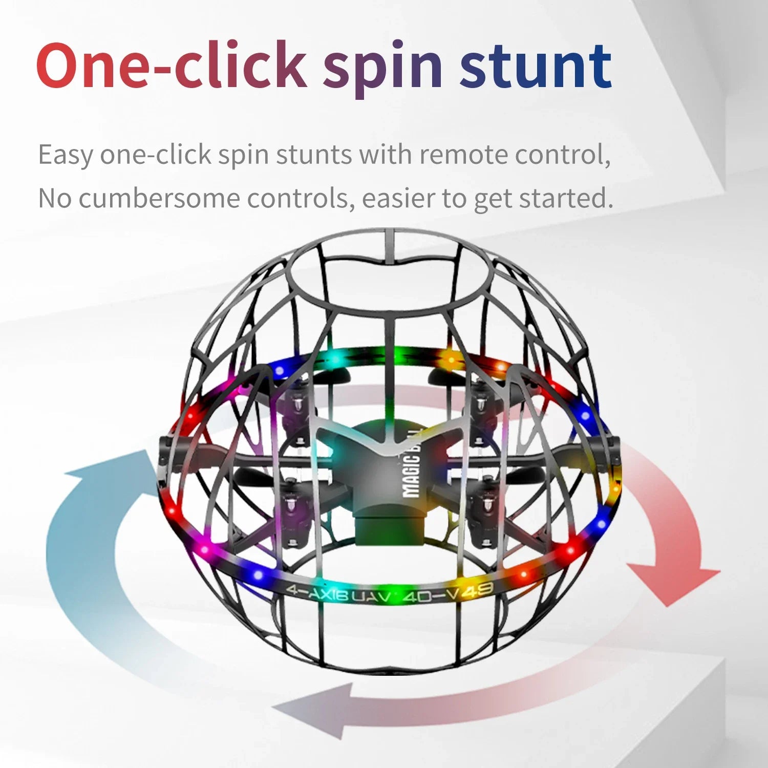 4DRC V49 Intelligent Obstacle Avoidance Aircraft WiFi Fpv Drone for Soccer Competition Remote Control Quadcopter RC Toys Gifts
